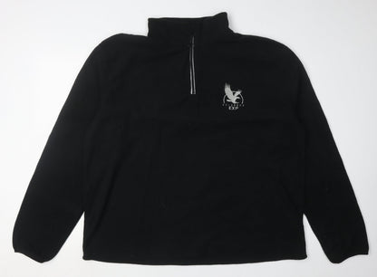 Mens UK Size 2XL atlasformen Black  Sweatshirt
