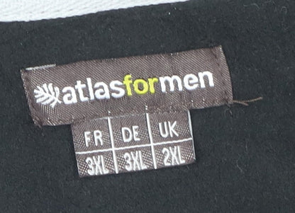 Mens UK Size 2XL atlasformen Black  Sweatshirt