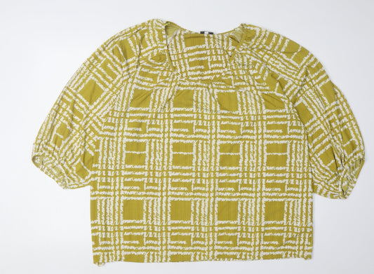 Womens UK Size 18 NEXT Green  Blouse