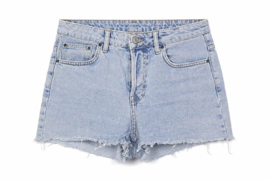 Womens UK Size 10 Topshop Relaxed Fit Cut-Off Shorts