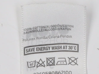 Topshop Women's Blue Cut-Off Denim Shorts Size 10