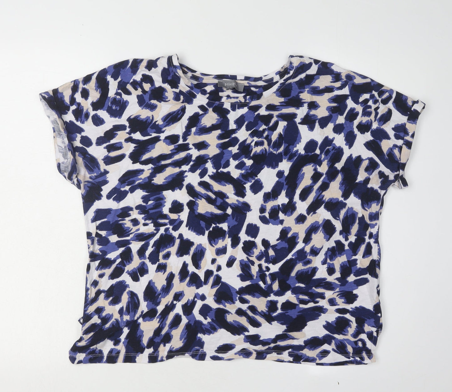 Womens UK Size 16 Principles Multicoloured Basic T-Shirt