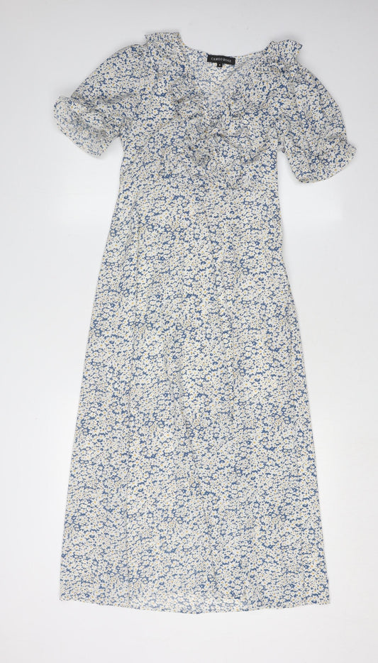 Cameo Rose Women's Blue Floral Dress Size 6