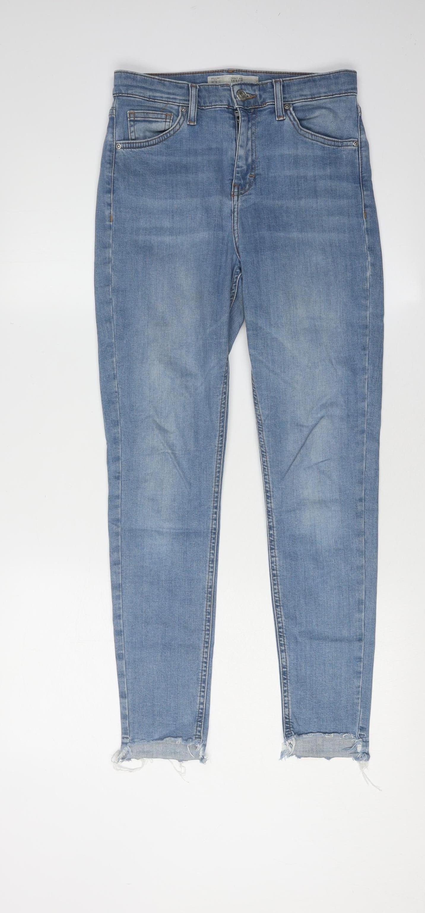 Topshop Women’s Blue Skinny Jeans Size 10