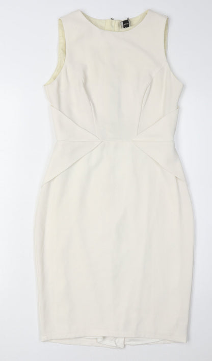 ASOS Women’s Ivory Sheath Dress Size 10