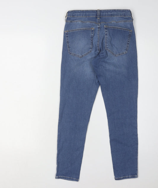 Topshop Women's Blue Straight Jeans Size 8 - New