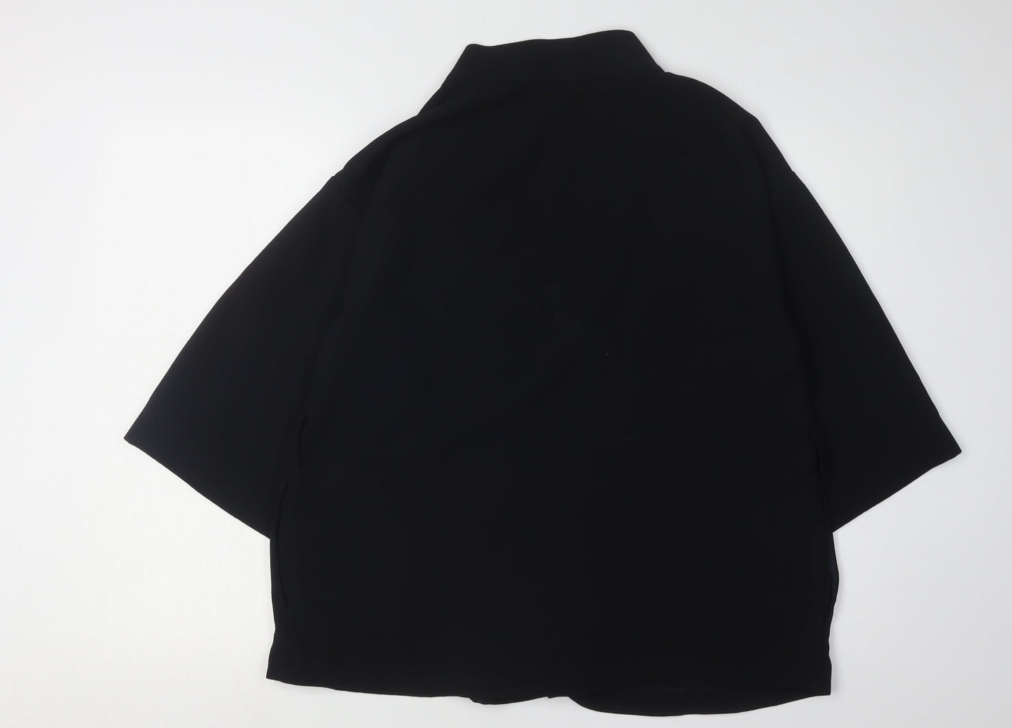 Topshop Women's Black Jacket Size 8 Polyester