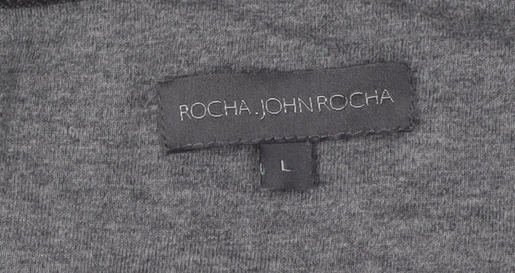 Rocha John Rocha Men's Green V-Neck Pullover Jumper L