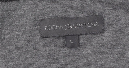 Rocha John Rocha Men's Green V-Neck Pullover Jumper L