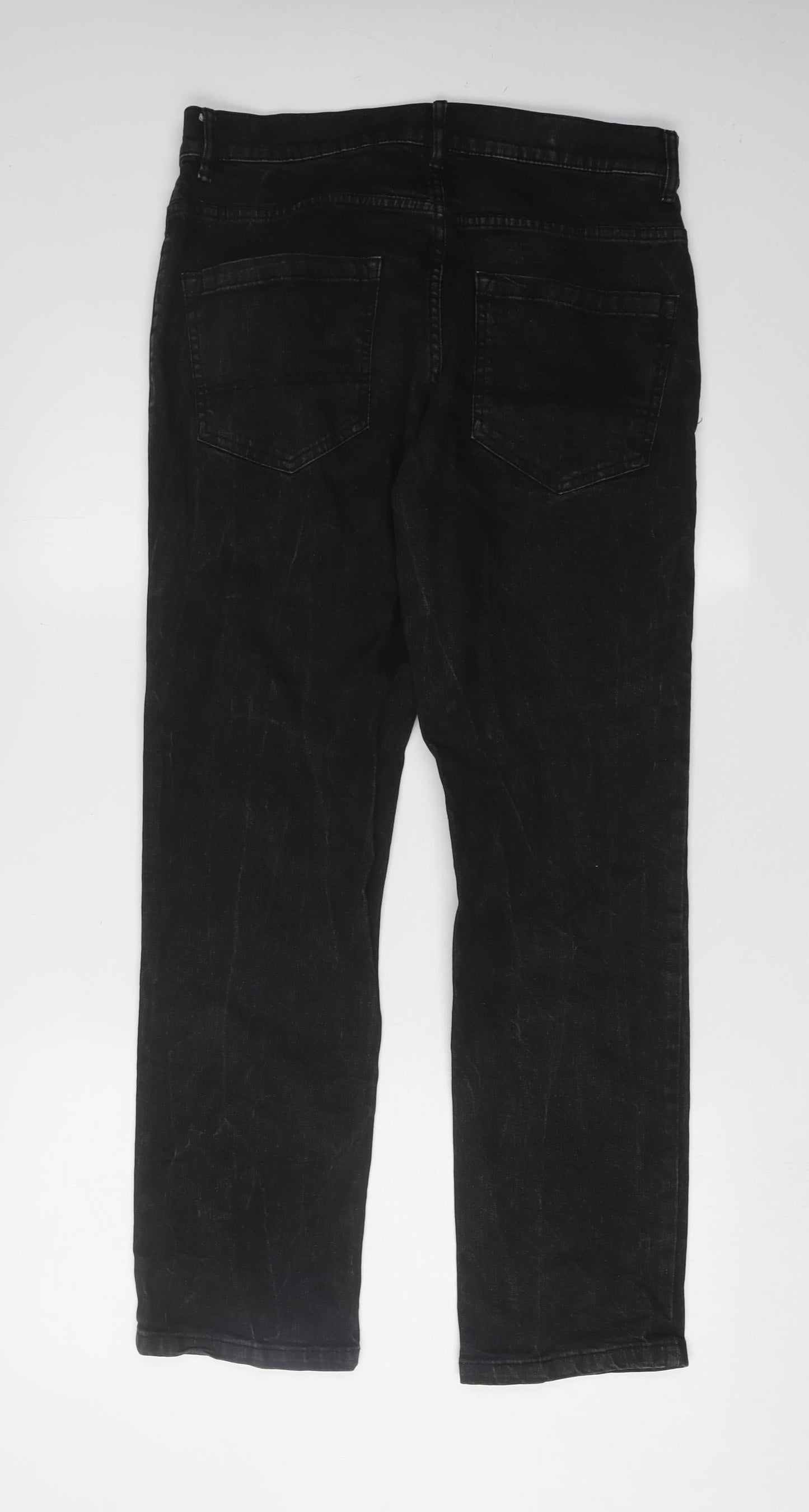 F&F Men's Black Slim Jeans 32/30 Dark Wash