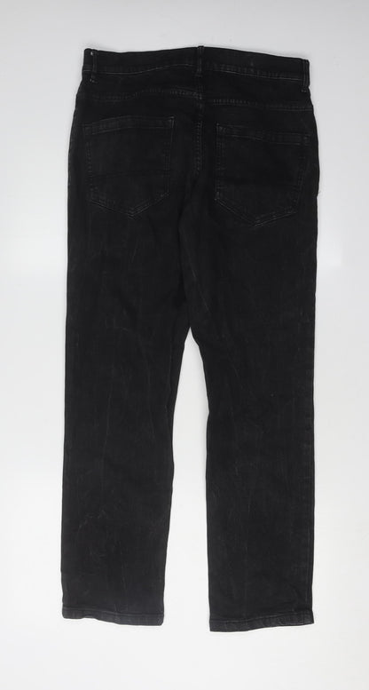 F&F Men's Black Slim Jeans 32/30 Dark Wash