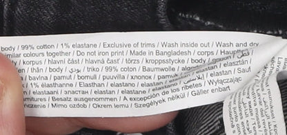 F&F Men's Black Slim Jeans 32/30 Dark Wash