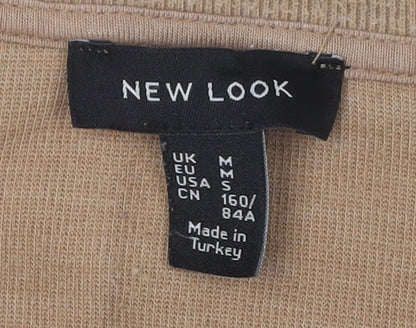 Womens UK Size S New Look Beige Pullover Jumper