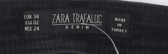 ZARA TRAFALUC Women's Black Skinny Jeans Size 6