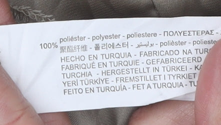 Zara Women's Beige XS Sleeveless Wide-Leg Jumpsuit