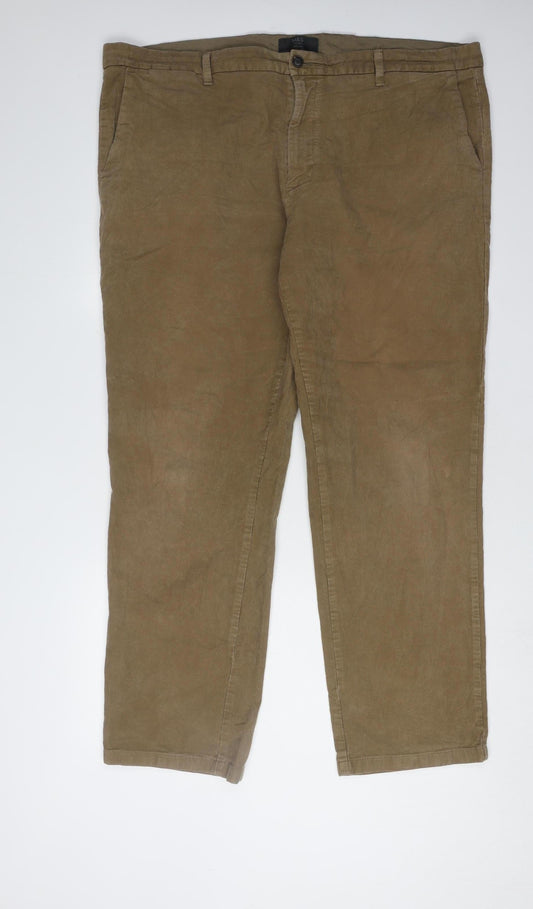 Marks and Spencer Men's Beige Corduroy Chinos L