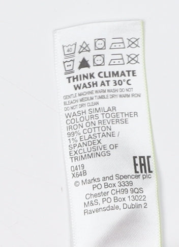 Marks and Spencer Men's Beige Corduroy Chinos L