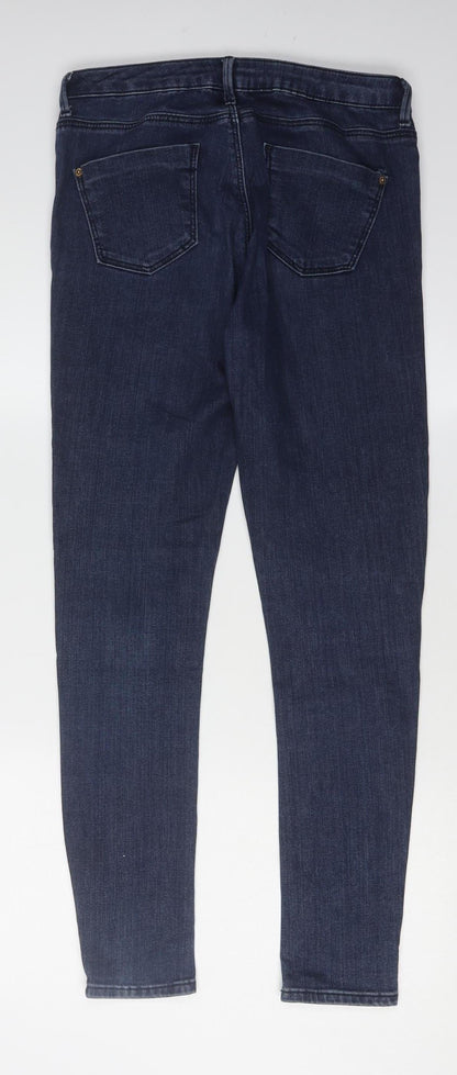Topshop Women's Blue Skinny Jeans Size 10