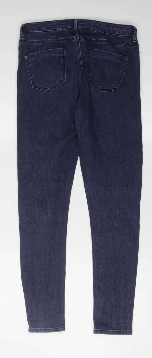 Topshop Women's Blue Skinny Jeans Size 10