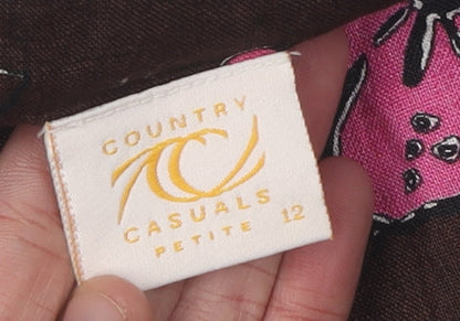 Country Casuals Women's Floral Linen Dress