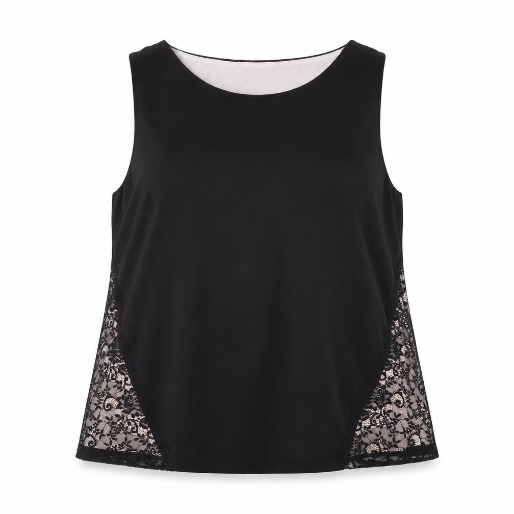 Womens UK Size 18 Dorothy Perkins Black Basic Tank