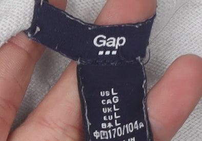 Womens UK Size L Gap Grey Cardigan Jumper