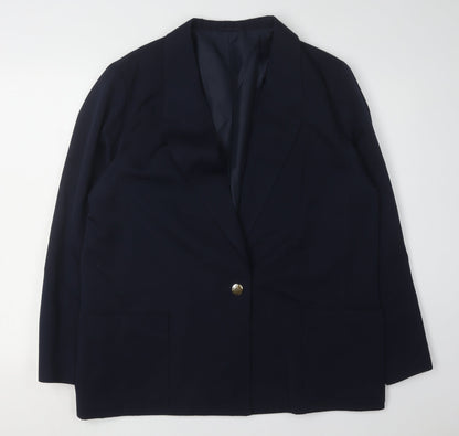 RAVENS Unisex Blue Blazer Size 16 Formal