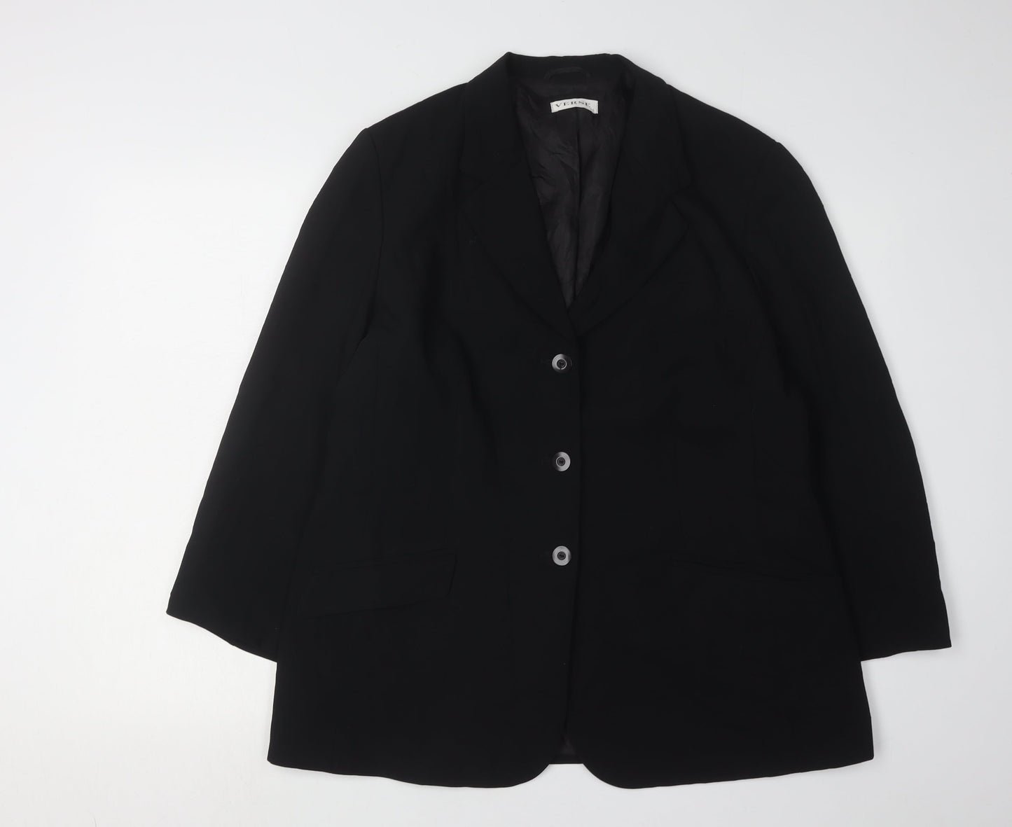 Verse Women's Black Blazer - Size 16