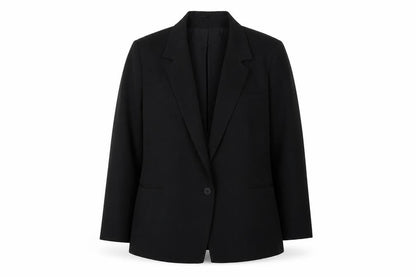 Paige Women's Black Blazer - Size 16, Regular, Notch Lapel