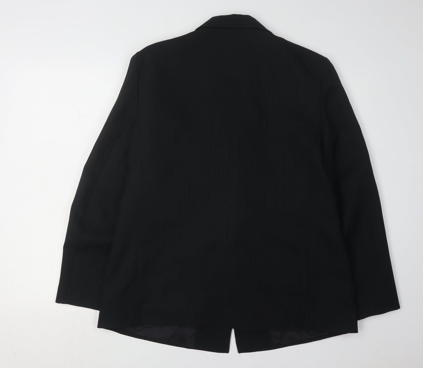 Paige Women's Black Blazer - Size 16, Regular, Notch Lapel