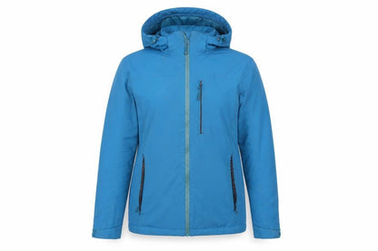 Womens UK Size 10 Mountain Warehouse Blue Rain Coat