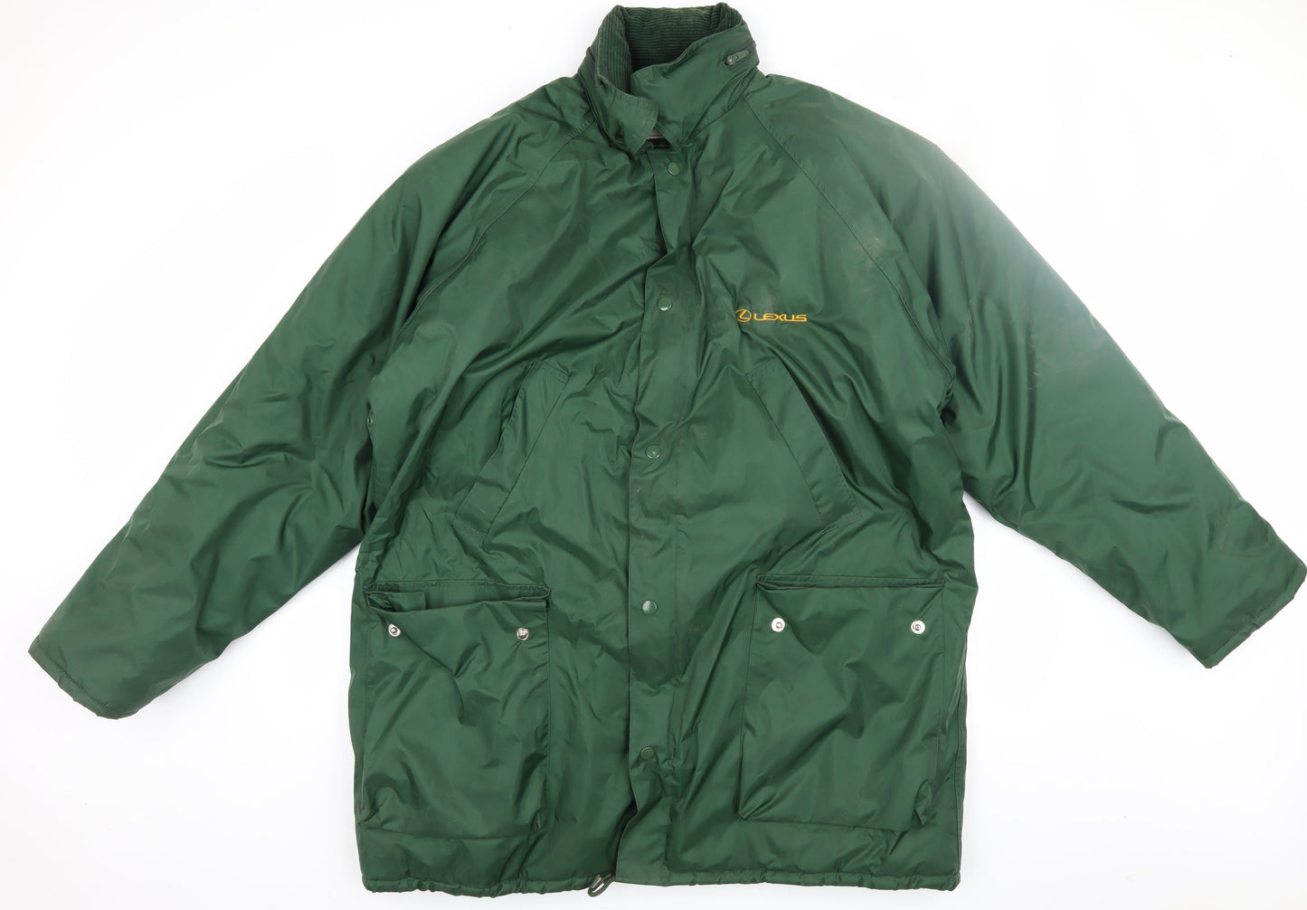 Mens UK Size L Result Green Parka Coat