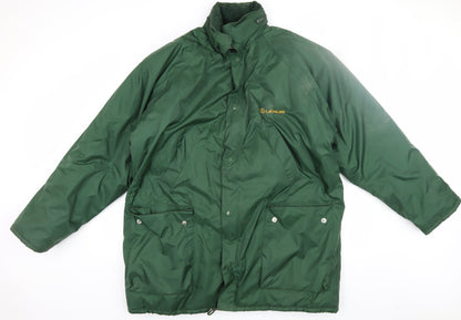 Mens UK Size L Result Green Parka Coat