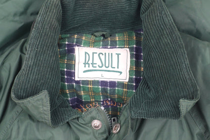 Mens UK Size L Result Green Parka Coat