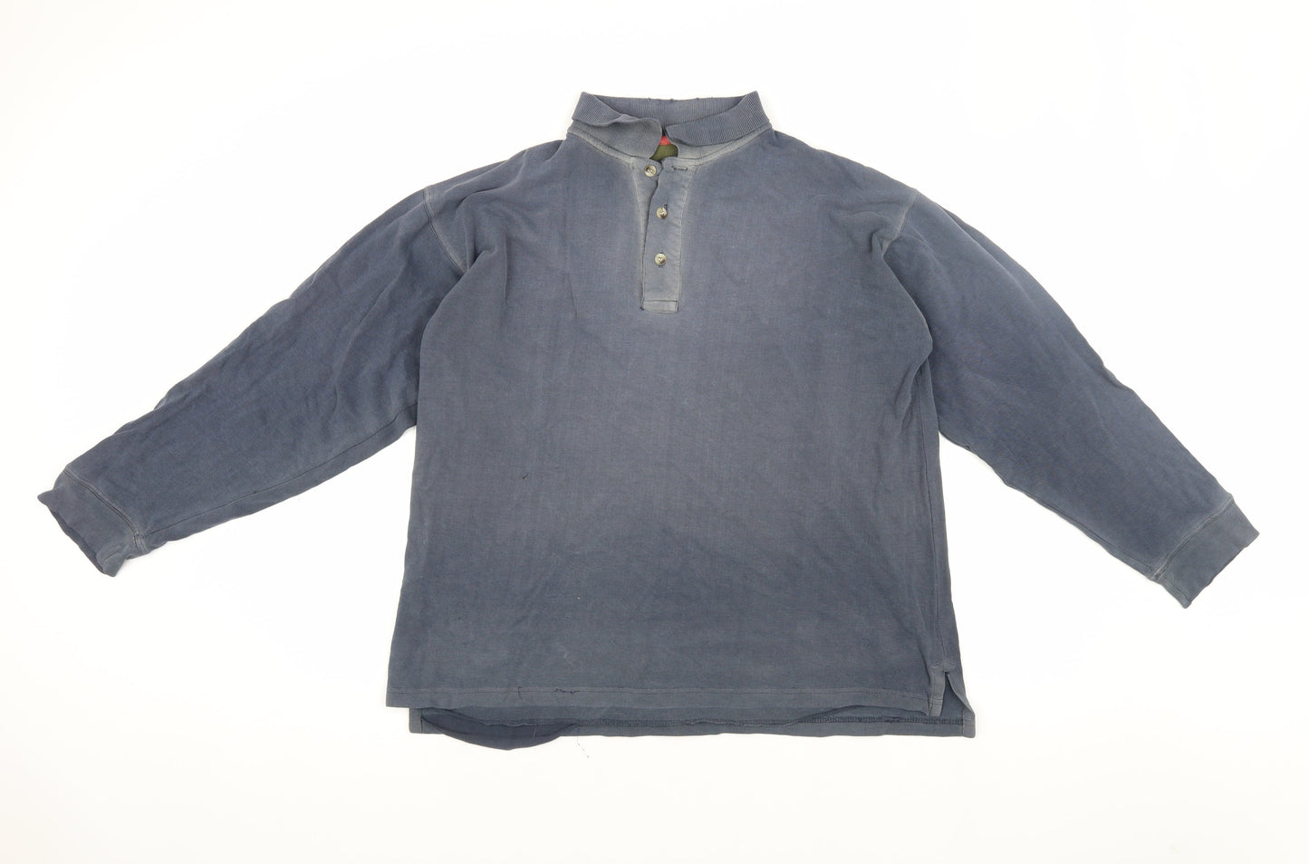 Weekender Men's Blue Long Sleeve Polo Size M