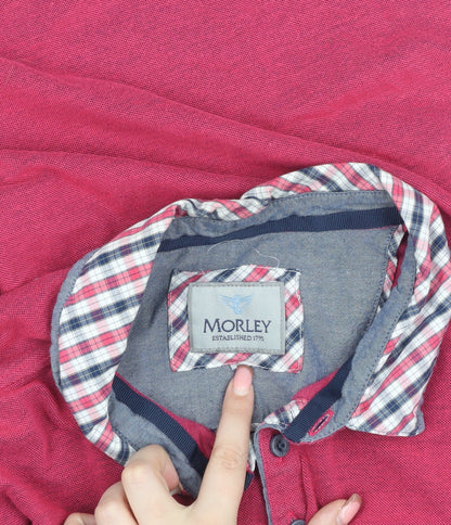 Morley Men's Red Polo Shirt Regular Fit