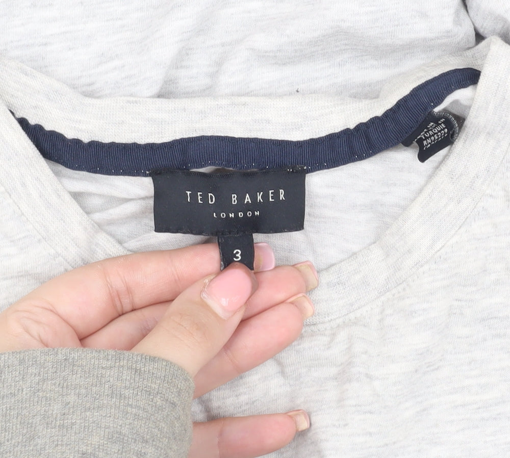 Unisex Adults UK Size M Ted Baker White Basic T-Shirt