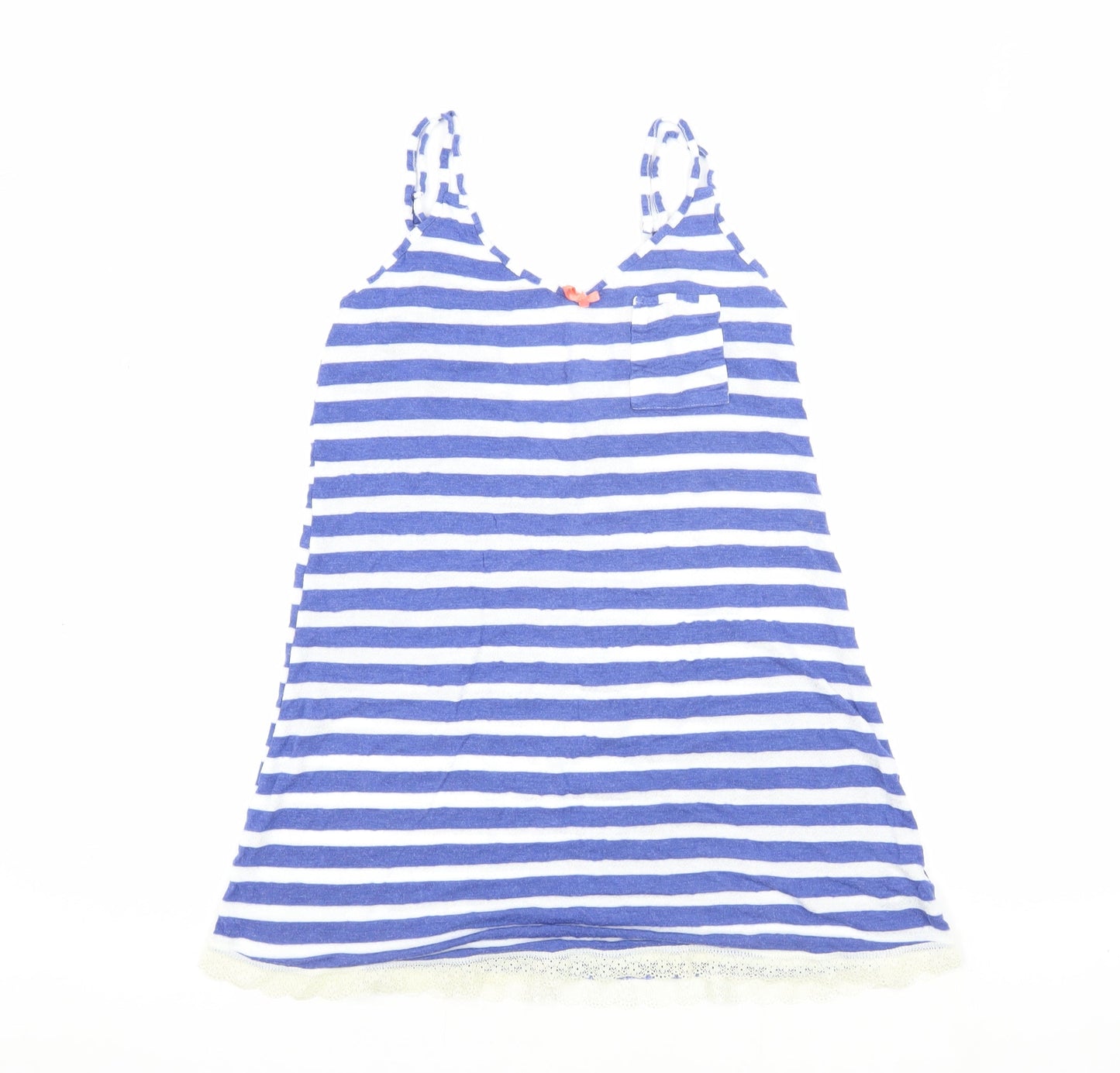 Indigo Sky Women's Blue Striped Tank, Size 8, Casual