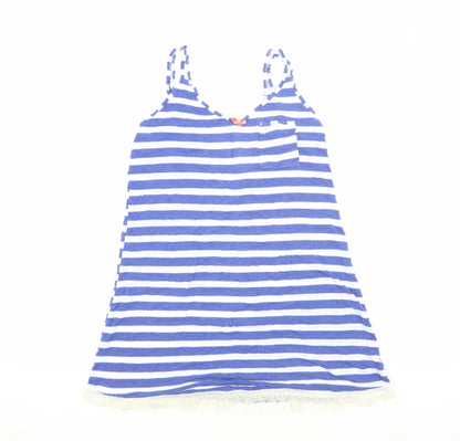 Indigo Sky Women's Blue Striped Tank, Size 8, Casual