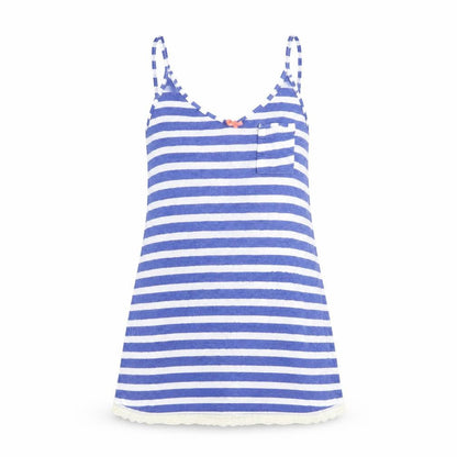 Indigo Sky Women's Blue Striped Tank, Size 8, Casual