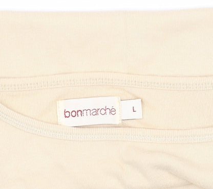 Bonmarche Women's Beige Camisole Tank Top L