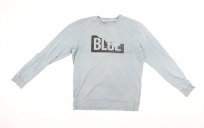 Mens UK Size M ONLY & SONS Blue Pullover Sweatshirt