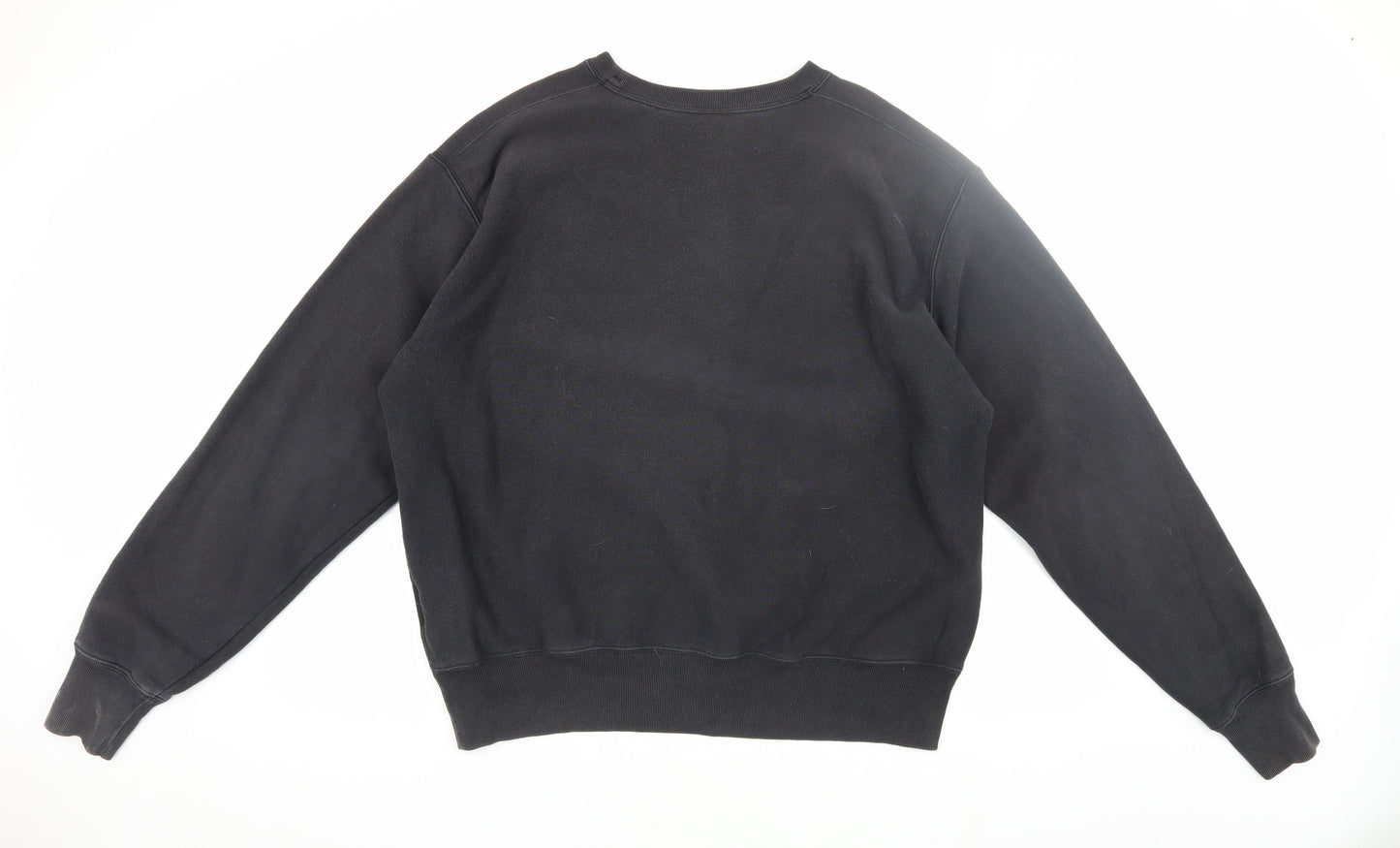 Mens UK Size L Champion Black Pullover Sweatshirt