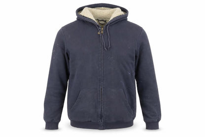 Mens UK Size S Cotton Traders Blue Hooded Basic Jacket