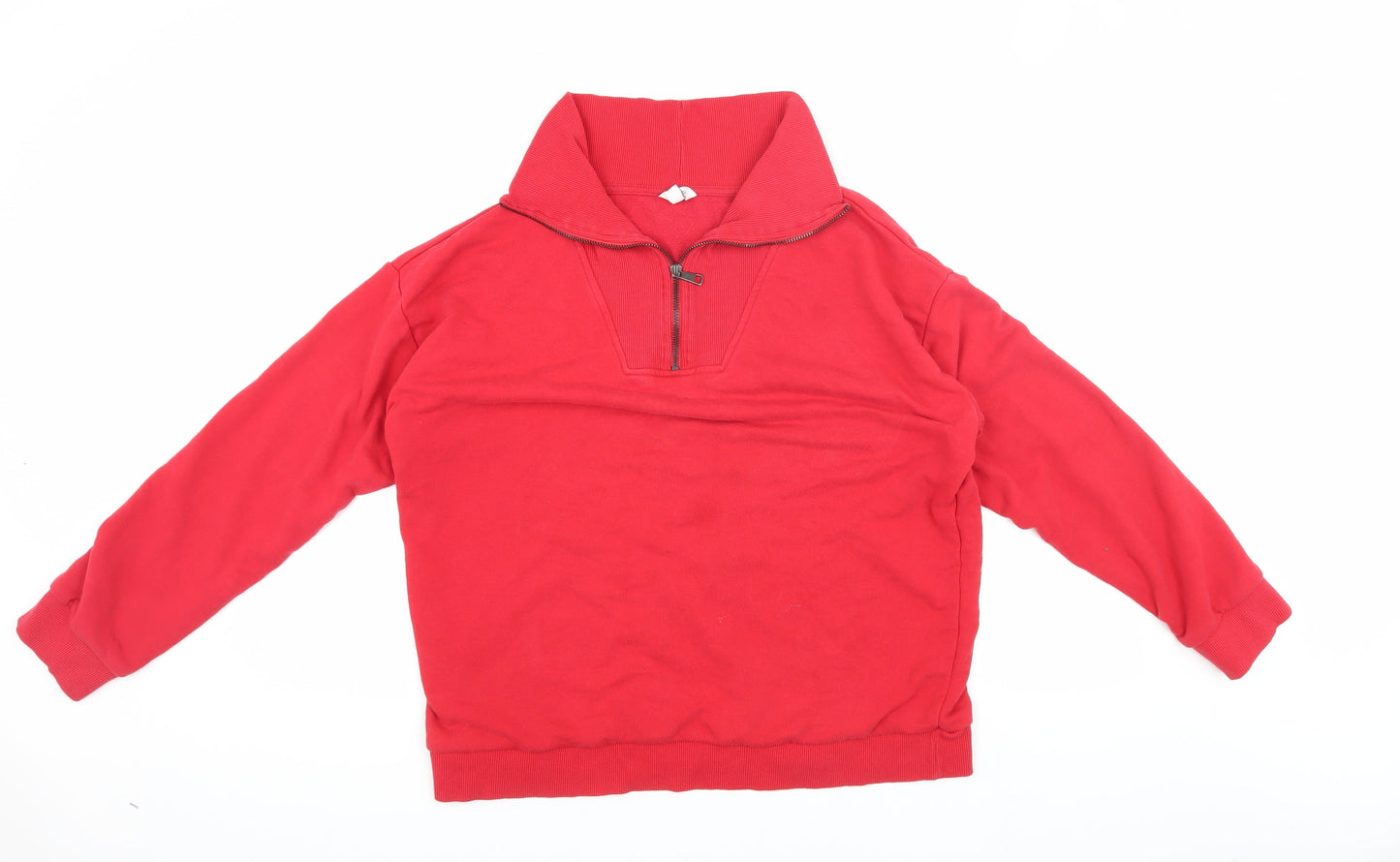 M&Co Women’s Red Pullover Sweatshirt Size 14