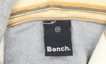 Mens UK Size M Bench Grey Pullover Hoodie