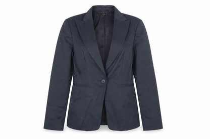 Sisley Women's Black Blazer Size 14 - Classic & Elegant