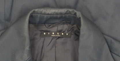 Sisley Women's Black Blazer Size 14 - Classic & Elegant