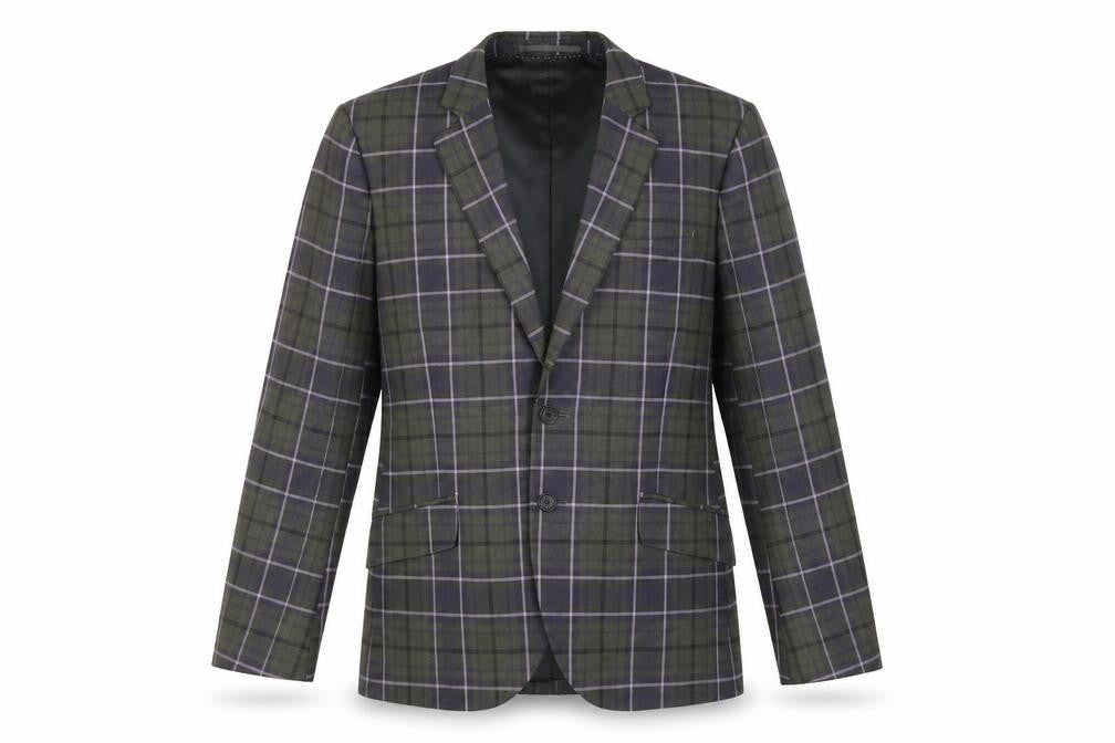 Mens UK Size 38 H&M Regular Multicoloured Suit Jacket