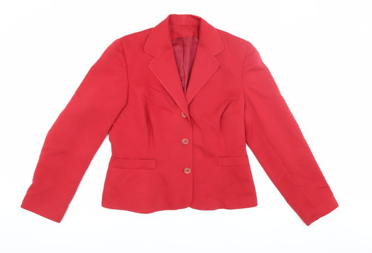 Dorothy Perkins Women's Red Blazer Size 14 Workwear